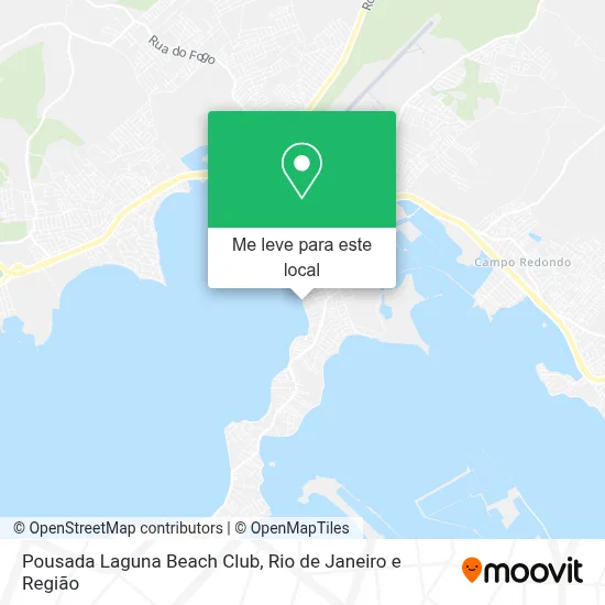 Pousada Laguna Beach Club mapa