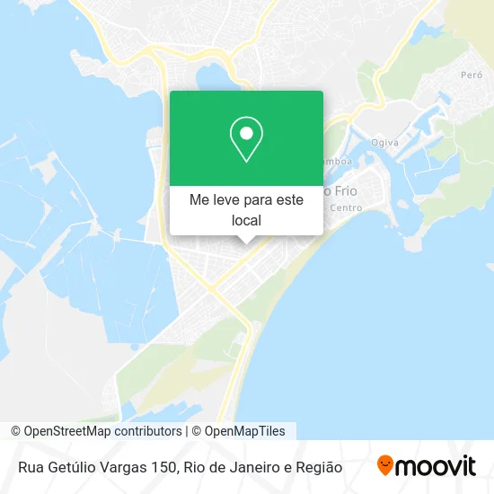 Rua Getúlio Vargas 150 mapa
