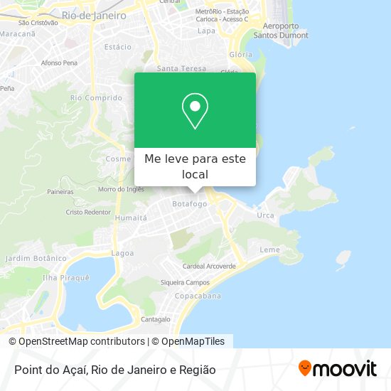 Point do Açaí mapa