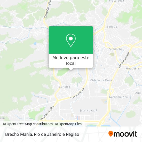 Brechó Mania mapa