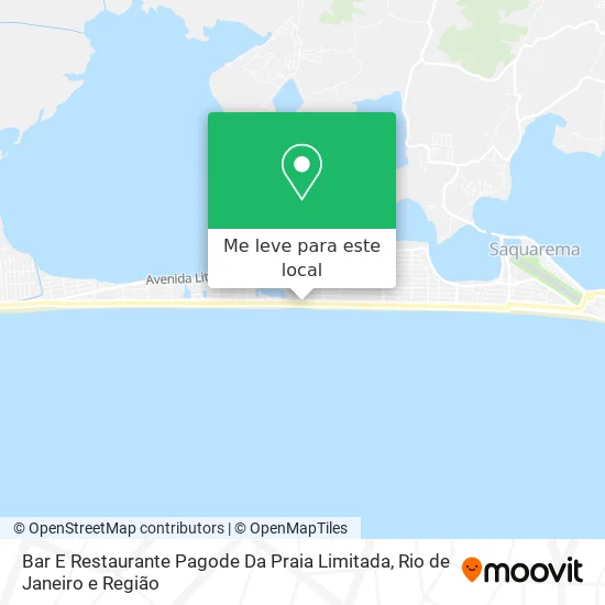 Bar E Restaurante Pagode Da Praia Limitada mapa