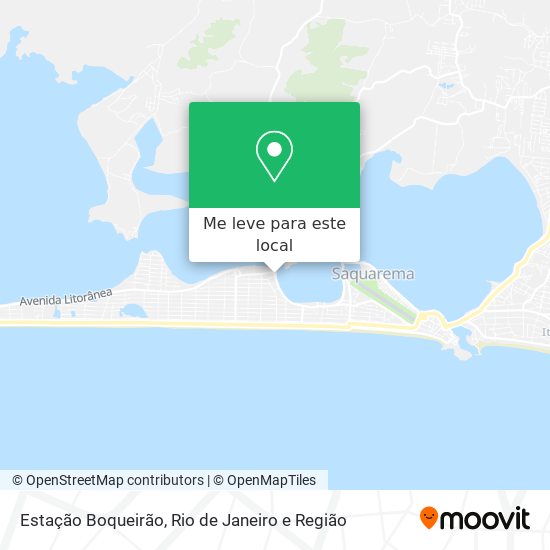 Estação Boqueirão mapa
