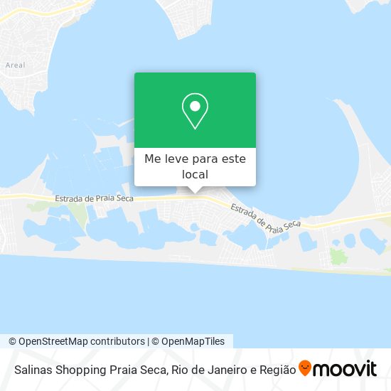 Salinas Shopping Praia Seca mapa