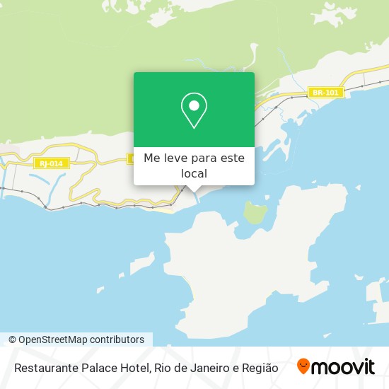 Restaurante Palace Hotel mapa
