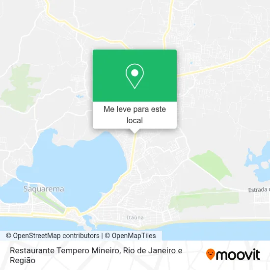 Restaurante Tempero Mineiro mapa