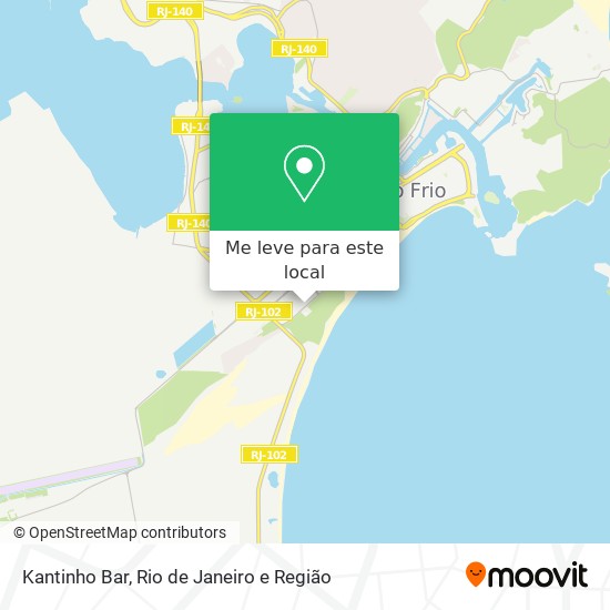 Kantinho Bar mapa