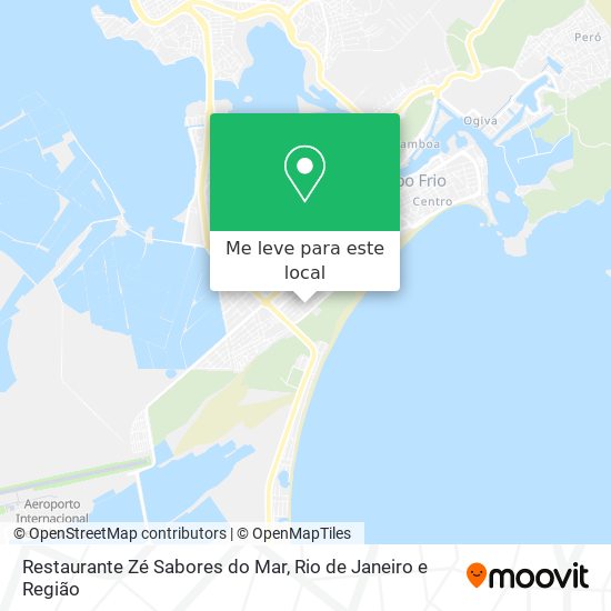Restaurante Zé Sabores do Mar mapa