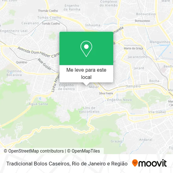 Tradicional Bolos Caseiros mapa