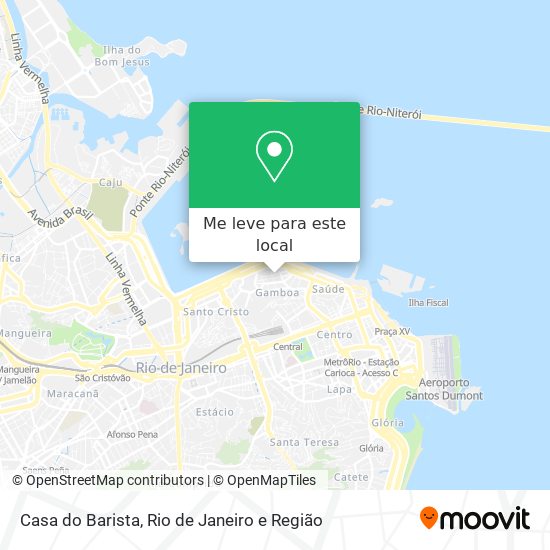 Casa do Barista mapa