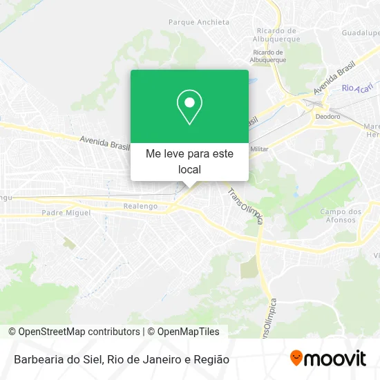 Barbearia do Siel mapa