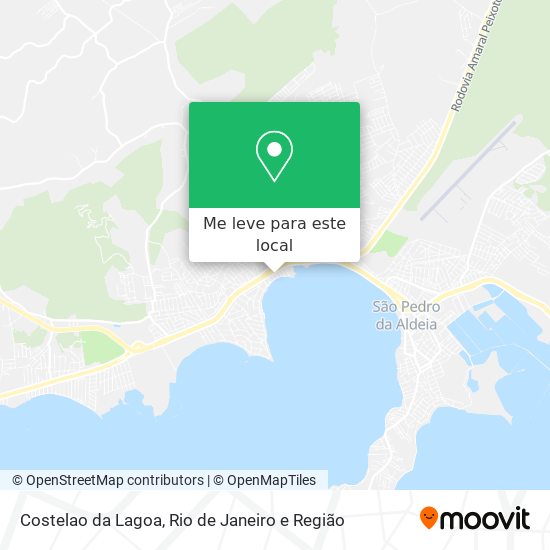 Costelao da Lagoa mapa