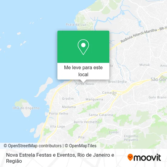 Nova Estrela Festas e Eventos mapa
