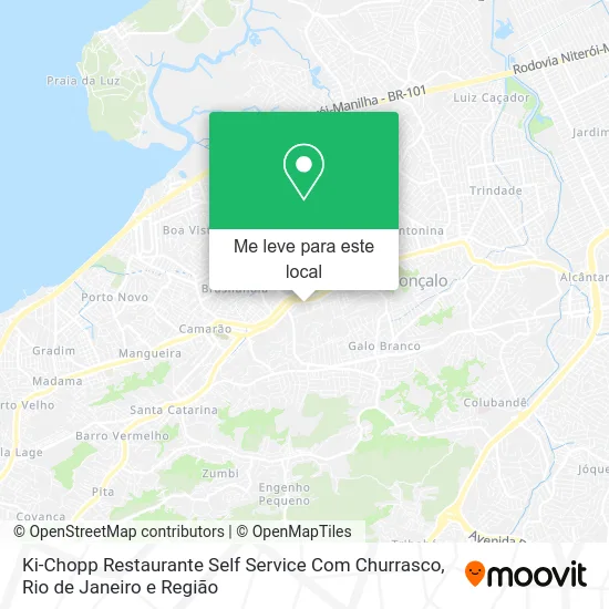 Ki-Chopp Restaurante Self Service Com Churrasco mapa