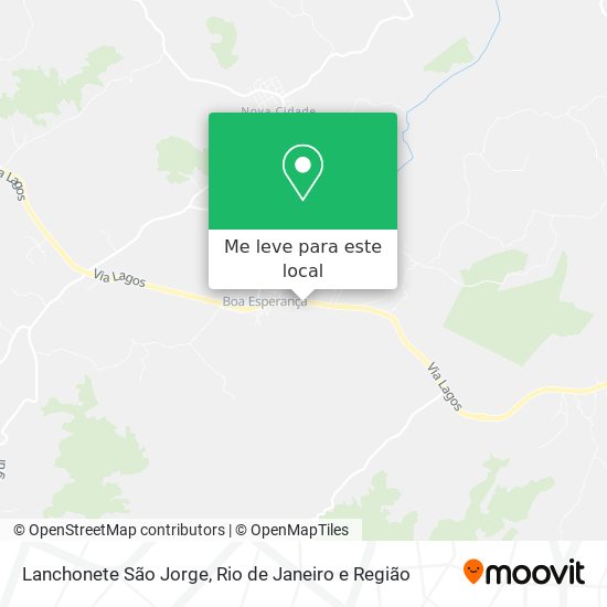 Lanchonete São Jorge mapa