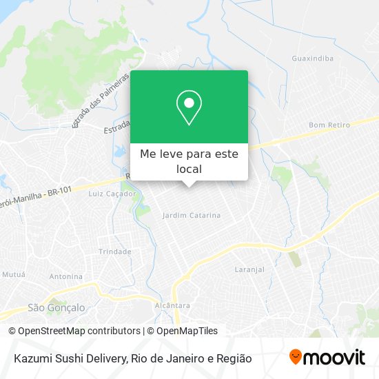 Kazumi Sushi Delivery mapa