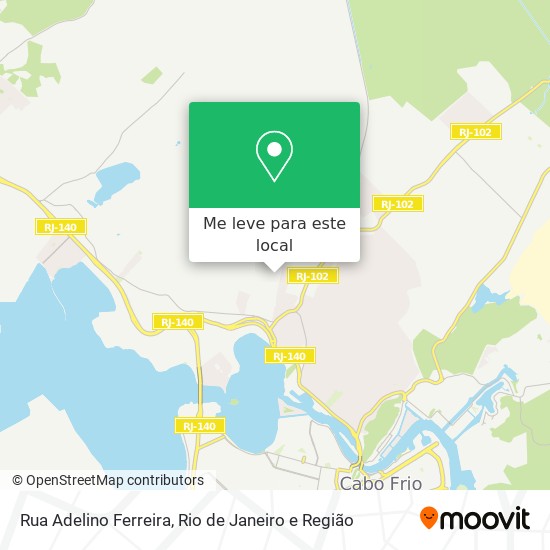 Rua Adelino Ferreira mapa