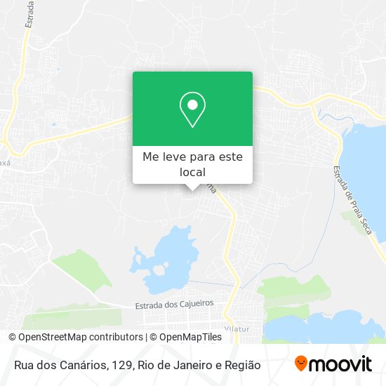 Rua dos Canários, 129 mapa