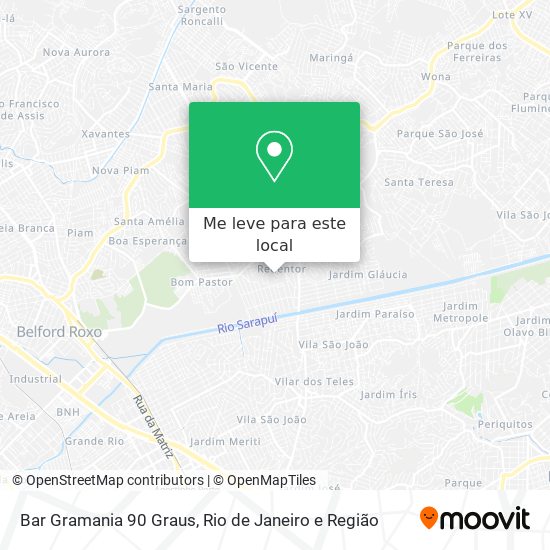 Bar Gramania 90 Graus mapa