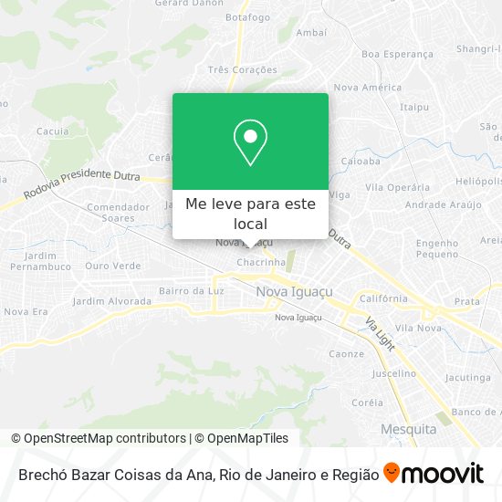 Brechó Bazar Coisas da Ana mapa