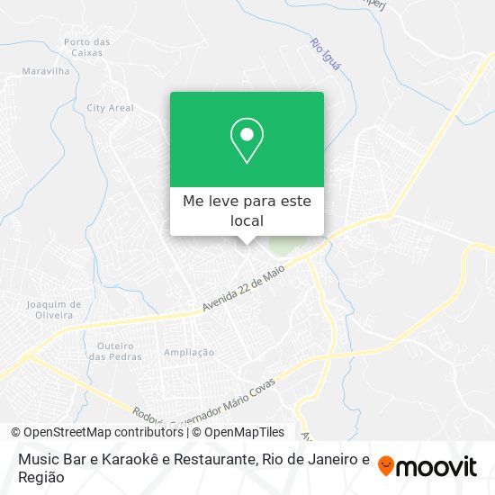 Music Bar e Karaokê e Restaurante mapa