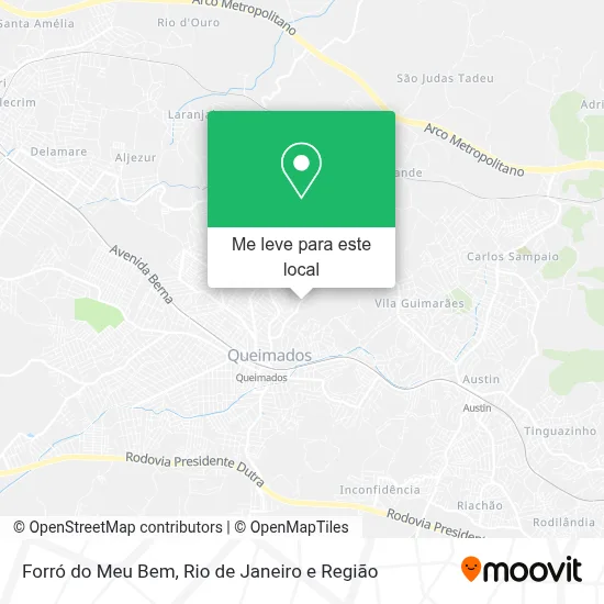Forró do Meu Bem mapa