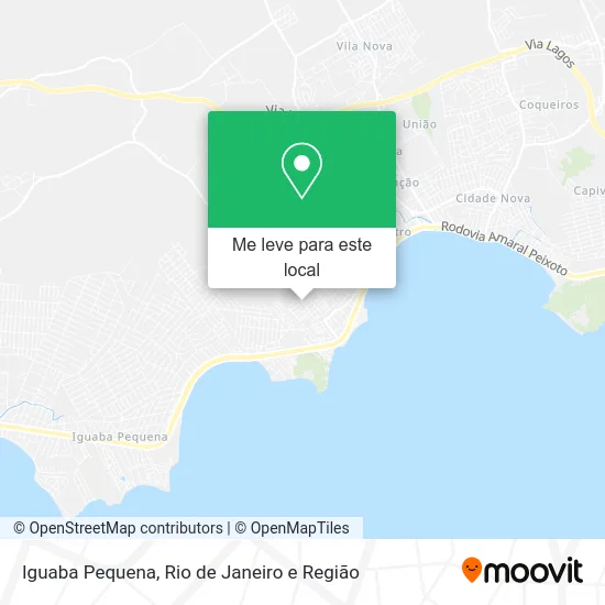 Iguaba Pequena mapa