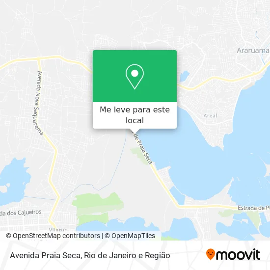 Avenida Praia Seca mapa