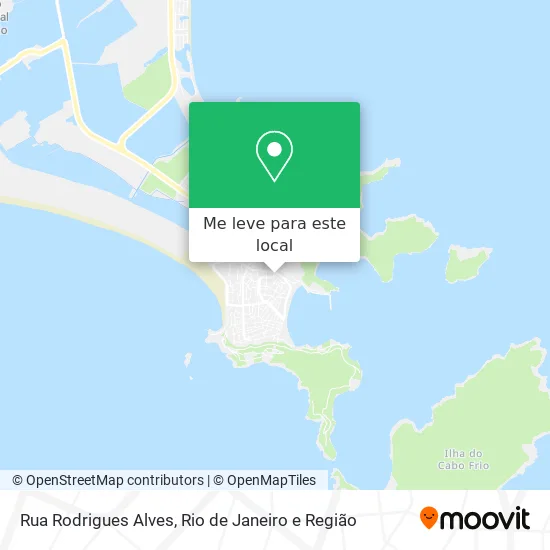 Rua Rodrigues Alves mapa