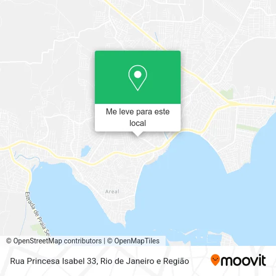 Rua Princesa Isabel 33 mapa