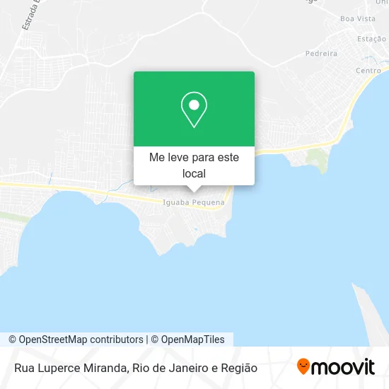 Rua Luperce Miranda mapa