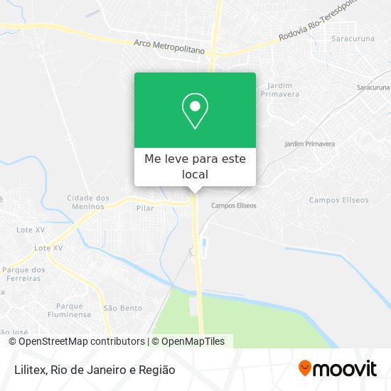 Lilitex mapa