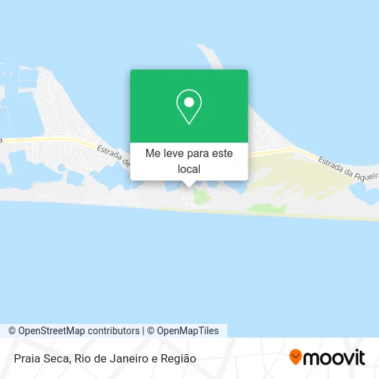 Praia Seca mapa