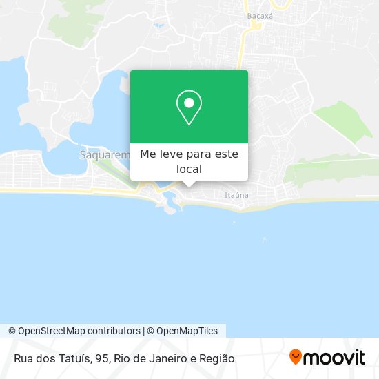 Rua dos Tatuís, 95 mapa