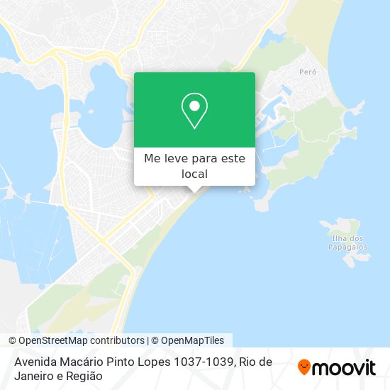 Avenida Macário Pinto Lopes 1037-1039 mapa