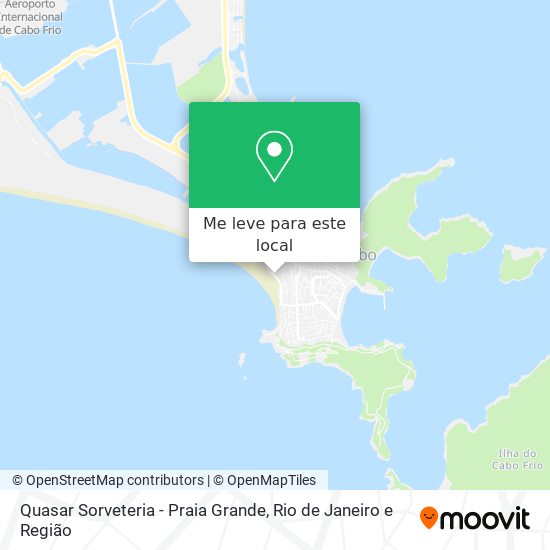 Quasar Sorveteria - Praia Grande mapa