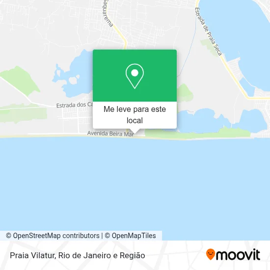 Praia Vilatur mapa