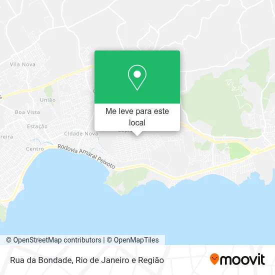 Rua da Bondade mapa