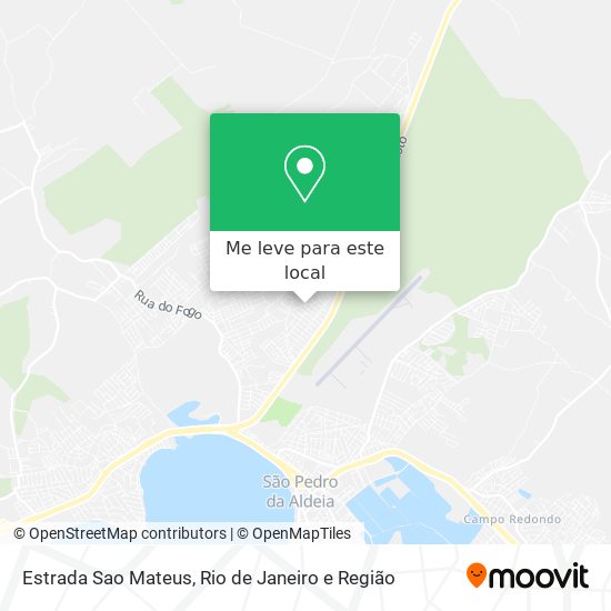 Estrada Sao Mateus mapa