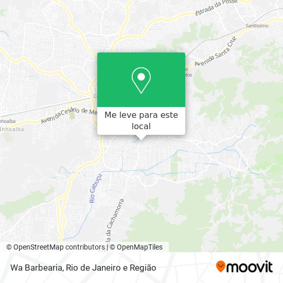 Wa Barbearia mapa