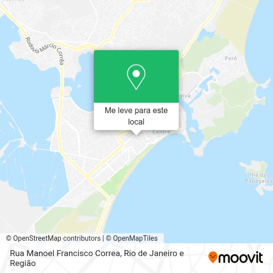 Rua Manoel Francisco Correa mapa