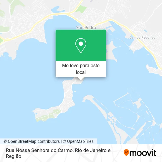 Rua Nossa Senhora do Carmo mapa