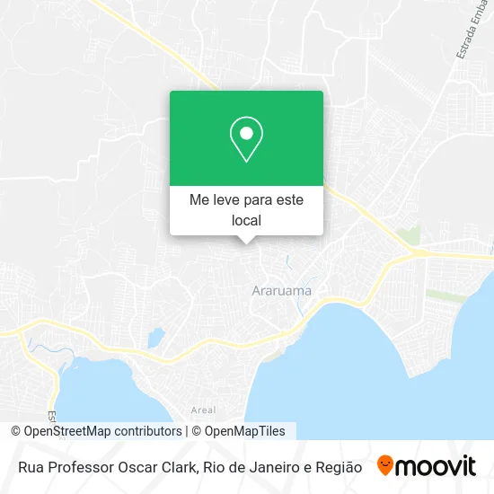 Rua Professor Oscar Clark mapa