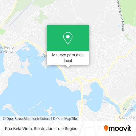 Rua Bela Vista mapa