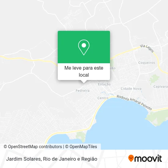 Jardim Solares mapa