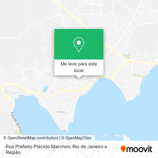 Rua Prefeito Plácido Marchon mapa