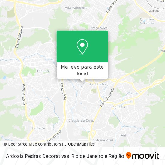 Ardosia Pedras Decorativas mapa