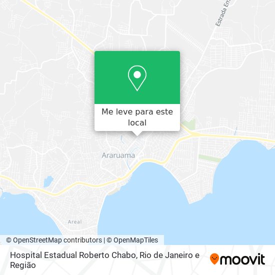 Hospital Estadual Roberto Chabo mapa