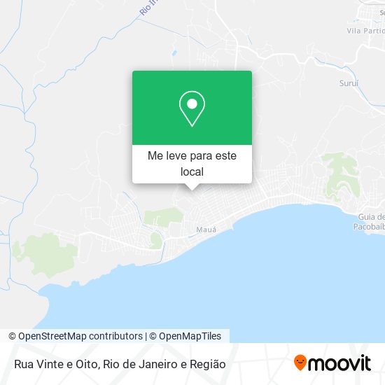 Rua Vinte e Oito mapa