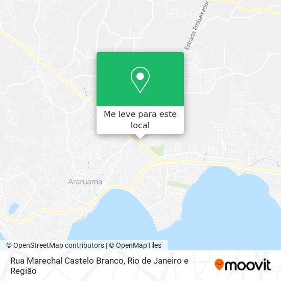 Rua Marechal Castelo Branco mapa