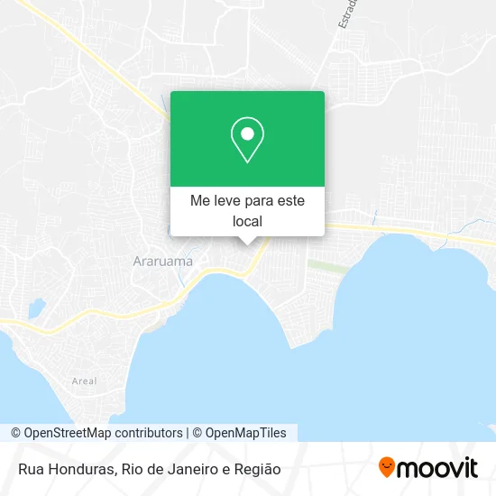 Rua Honduras mapa